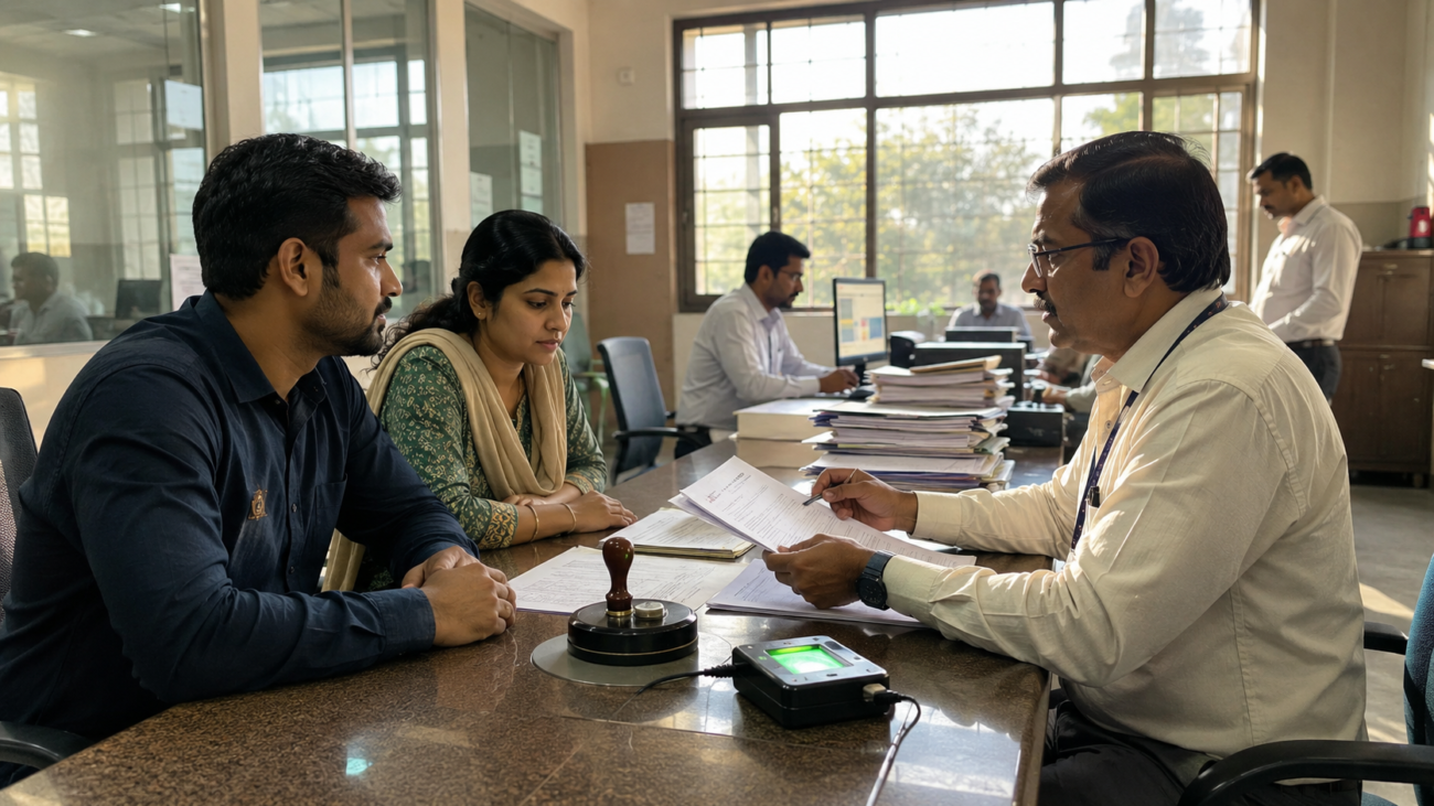 Sub Registrar office plot registration Maharashtra
