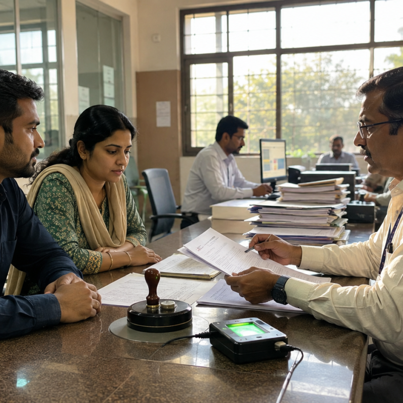 Sub Registrar office plot registration Maharashtra